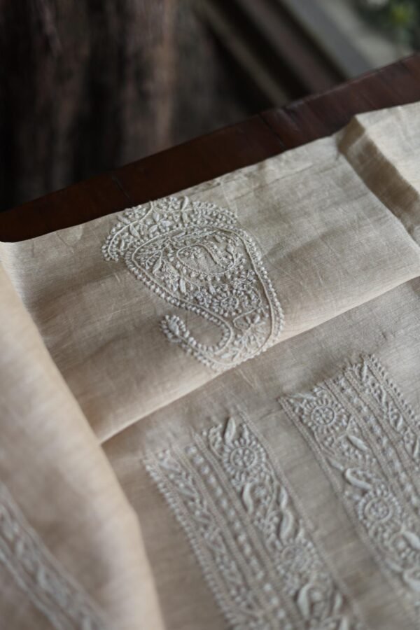 Linen Silk Men's Kurta Fabrics - Image 4