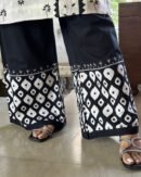 Black & White Daraz Chikankari Palazzo Pants
