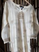 Mulberry Silk Resham Chikankari Ready To Wear Kurta