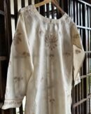 Mulberry Silk Resham Chikankari Ready To Wear Kurta