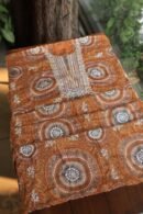 Mustard Muslin Chikankari Kurta Fabrics