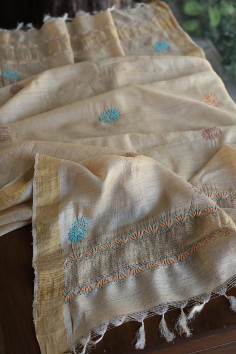 Natural Tussar Silk Fabrics