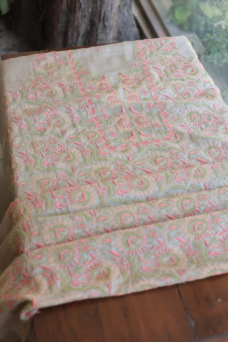 Natural Tussar Silk Fabrics