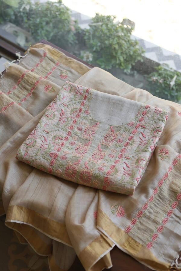 Natural Tussar Silk Fabrics - Image 3