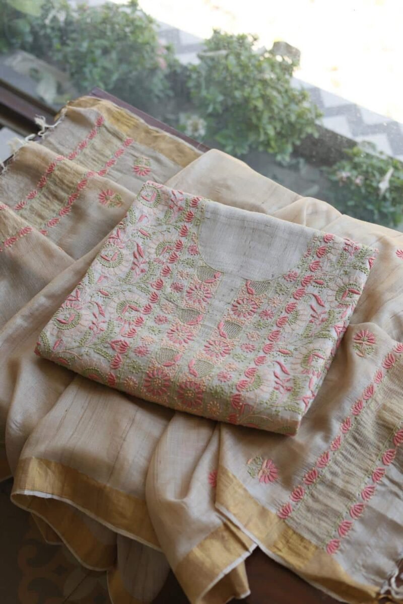 Natural Tussar Silk Fabrics