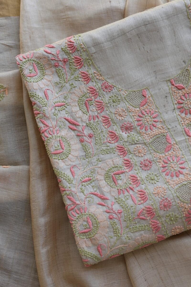 Natural Tussar Silk Fabrics