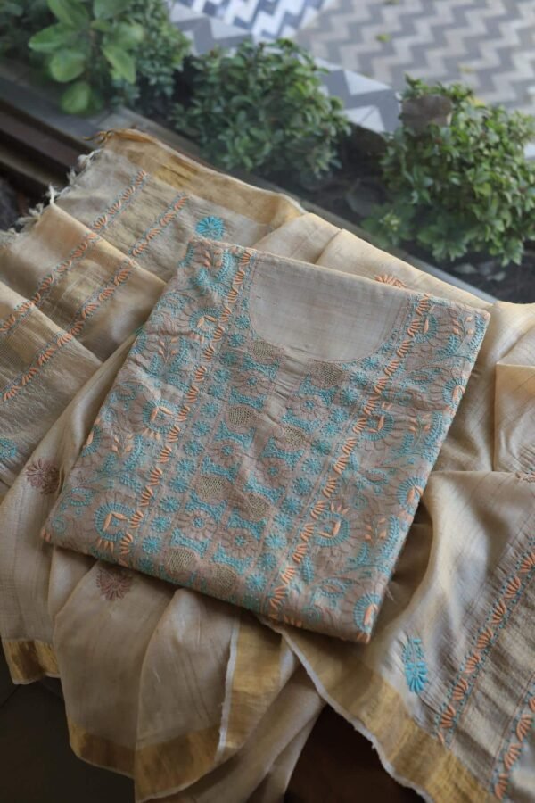 Natural Tussar Silk Fabrics - Image 5