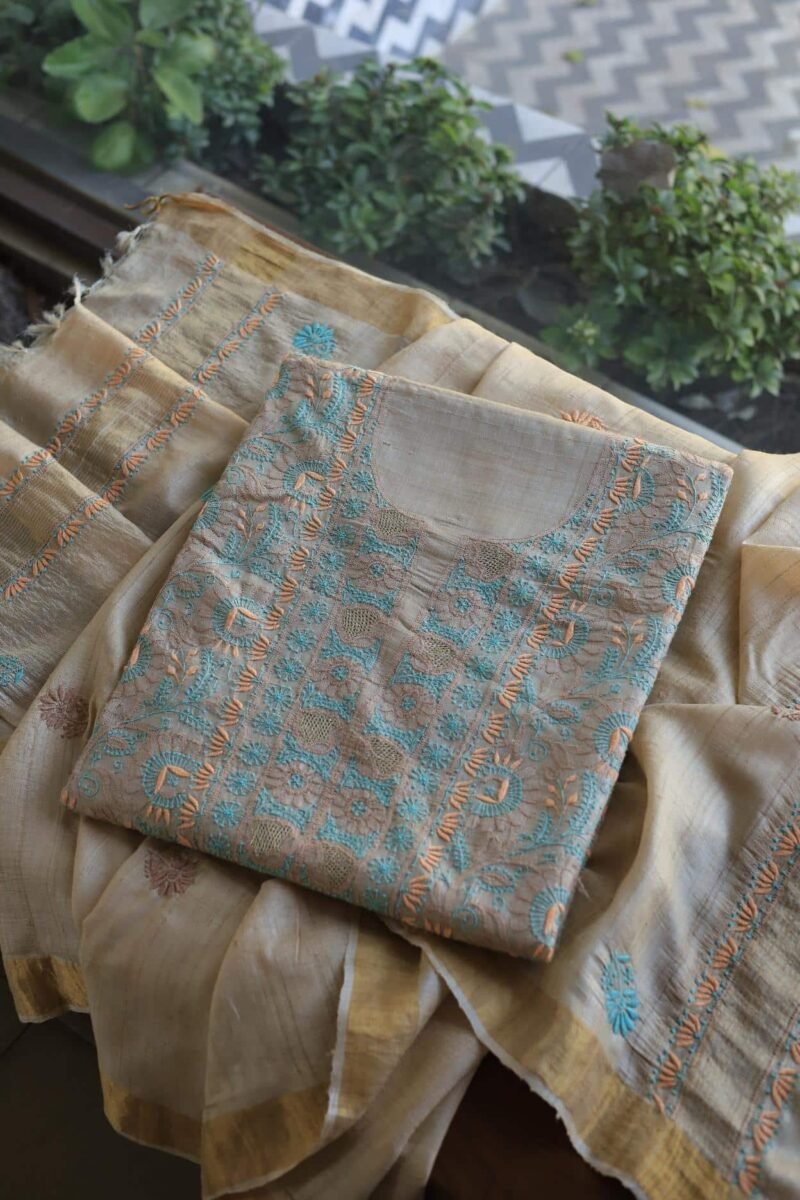 Natural Tussar Silk Fabrics