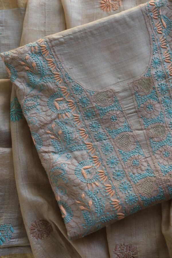 Natural Tussar Silk Fabrics - Image 8