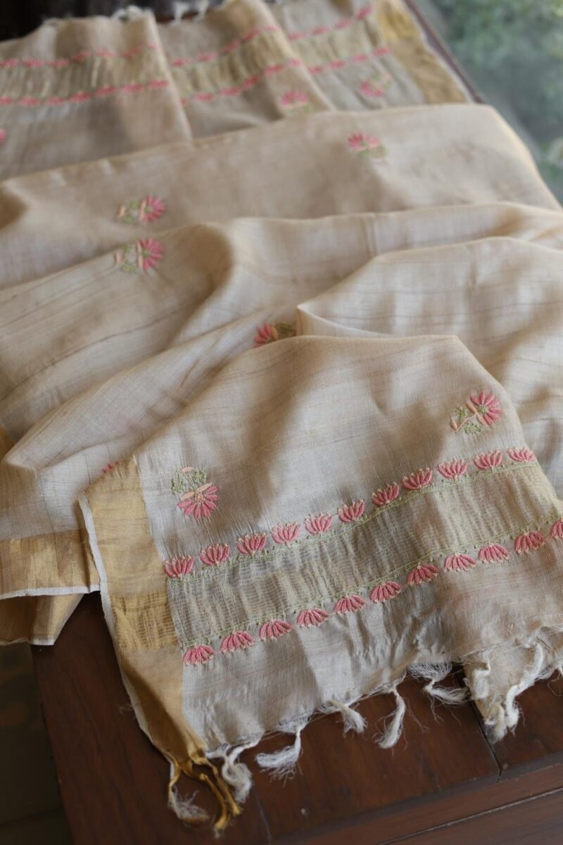 Natural Tussar Silk Fabrics