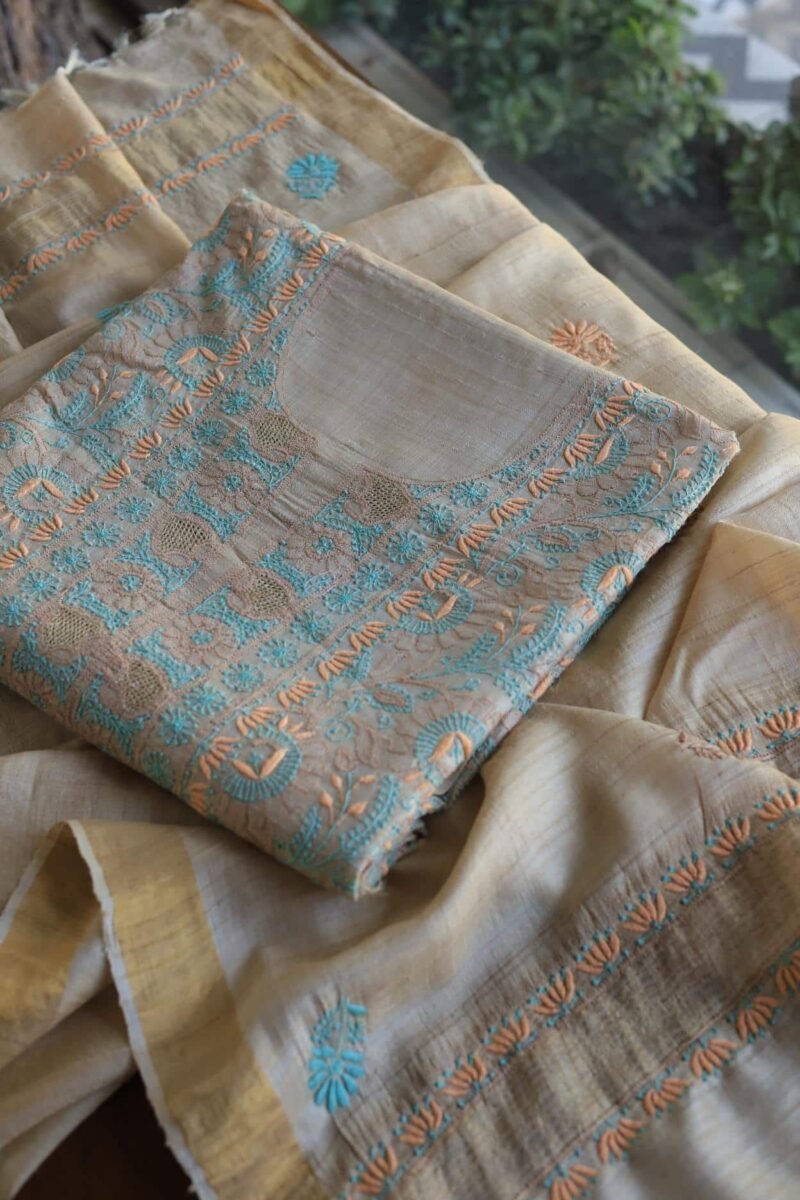 Natural Tussar Silk Fabrics
