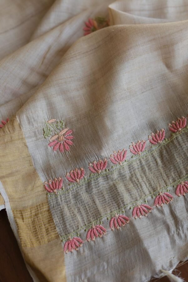 Natural Tussar Silk Fabrics - Image 9