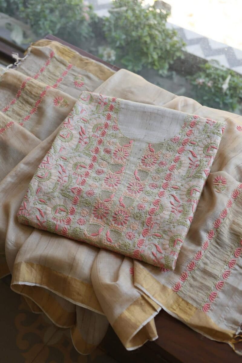 Natural Tussar Silk Fabrics