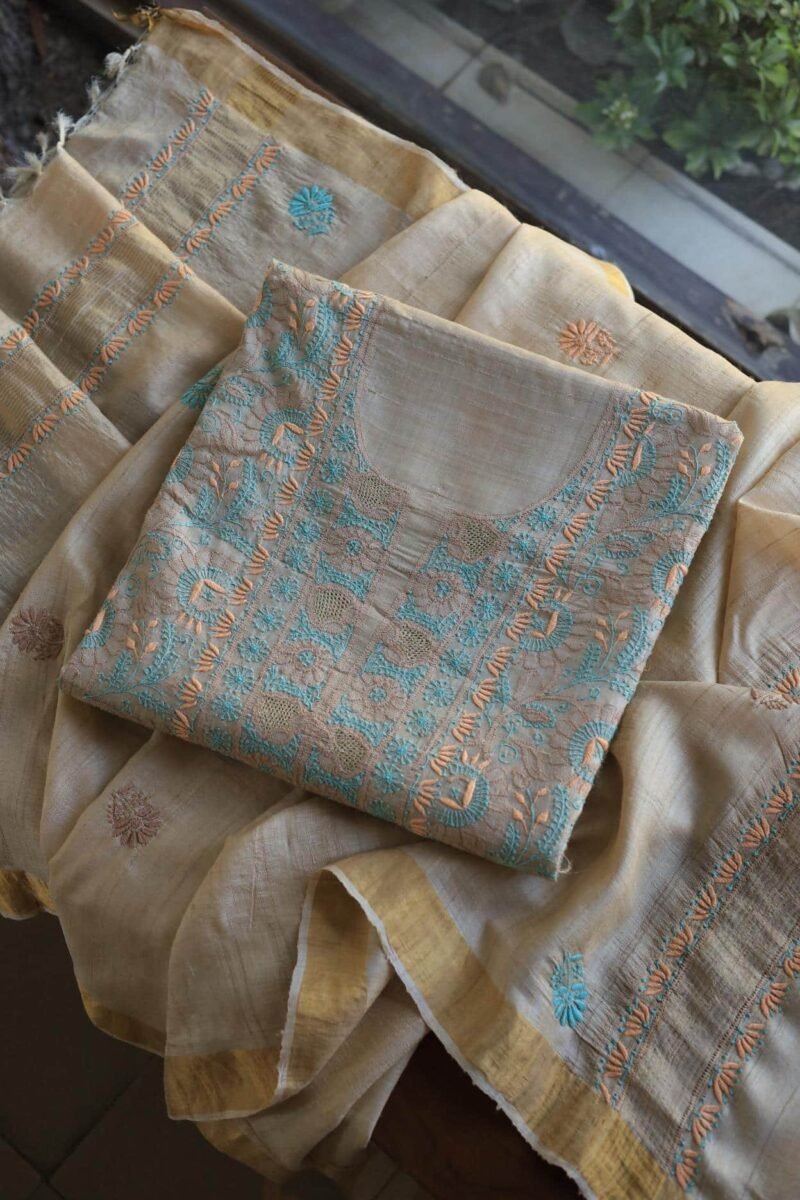 Natural Tussar Silk Fabrics