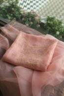 Noor Organza Silk Chikankari Fabrics