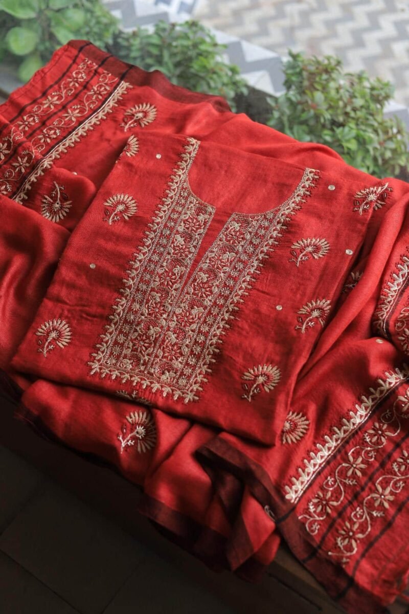 Pashmina x Chikankari Fabrics