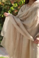 Pastel Beige Zari Kota Ready to Wear Kurta Set