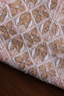 Peach Daraz Chanderi Chikankari Kurta Fabrics