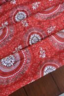 Carrot Pink Muslin Chikankari Unstitched Kurta Fabrics