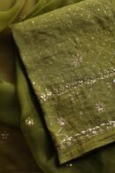 Roheen Tissue Silk Chikankari Fabrics