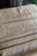 Sage Brown Mul Cotton Fine Chikankari With Kamdani Work Unstitched Fabric