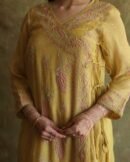 Sand Yellow | Tissue Silk Anagarkha