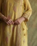 Sand Yellow | Tissue Silk Anagarkha