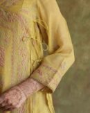 Sand Yellow | Tissue Silk Anagarkha