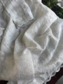 Swan White | Noor Organza Silk Chikankari Straight Cut Kurta Dupatta Set