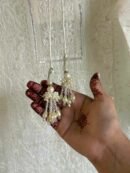 Swan White | Noor Organza Silk Chikankari Straight Cut Kurta Dupatta Set