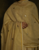 Tissue Silk Mukaish Badla Dupatta With Zari Border