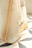 White Banarasi Zari Chanderi Chikankari Sharara Set
