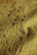 Yellow Paper Tussar Resham Chikankari Unstitched Kurta Dupatta Set