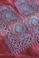 Banarasi Zari Chanderi Unstitched Chikankari Fabrics