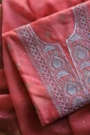 Banarasi Zari Chanderi Unstitched Chikankari Fabrics
