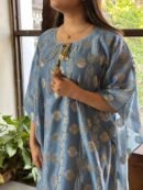 Zari Chanderi Chikankari Kaftans