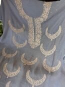 Powder Blue | Crescent Chandbala Chikankari Fabrics