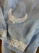 Powder Blue | Crescent Chandbala Chikankari Fabrics
