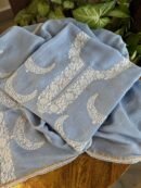 Powder Blue | Crescent Chandbala Chikankari Fabrics