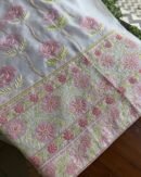 Noor Banarasi Organza Chikankari Unstitched Fabrics