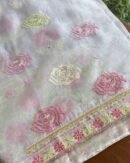 Noor Banarasi Organza Chikankari Unstitched Fabrics