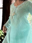 Daraz Applique Chikankari Mukaish Kurta Dupatta Set